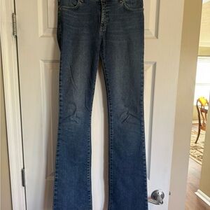 2nd One Uma Style Jeans Bootcut Size 26 Blue Heritage Color